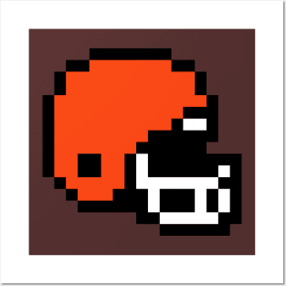 Pixel Helmet - Cleveland Posters and Art